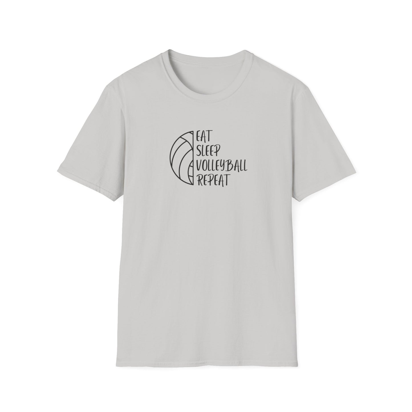 Eat Sleep Volleyball Repeat - Unisex Softstyle T-Shirt