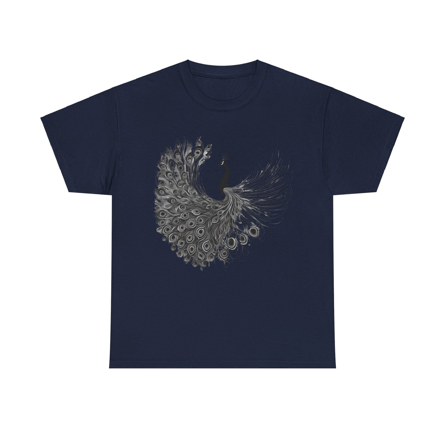 Peacock - Statement Graphic - Unisex Heavy Cotton Tee