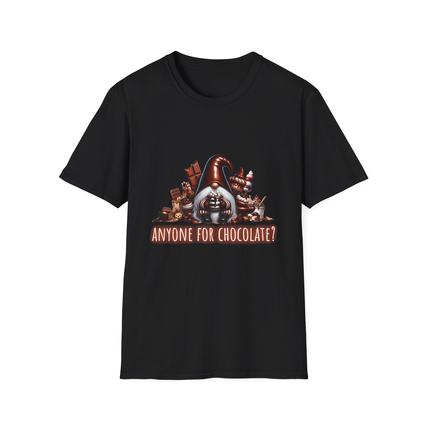 Anyone for Chocolate? Gnome - Unisex Softstyle T-Shirt