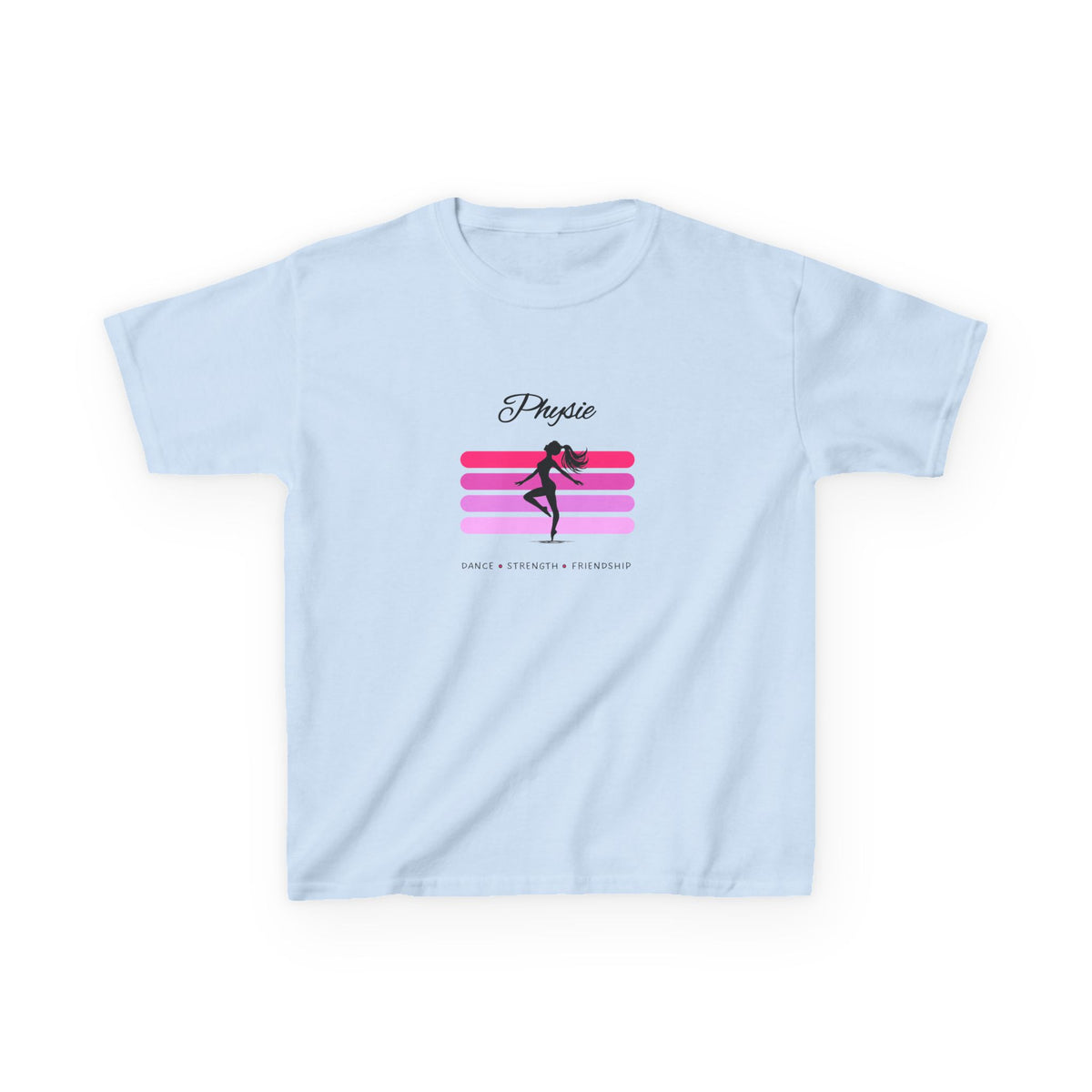 Physie. Dance. Strength. Friendship (pink) - Youth / Kids Heavy Cotton™ Tee