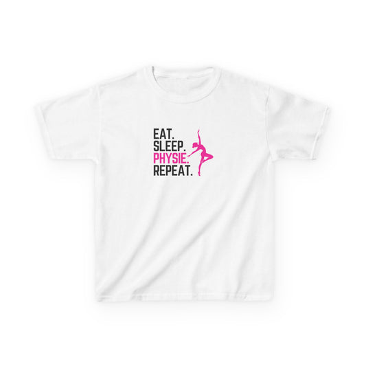 Eat Sleep Physie Repeat - Kids Heavy Cotton™ Tee