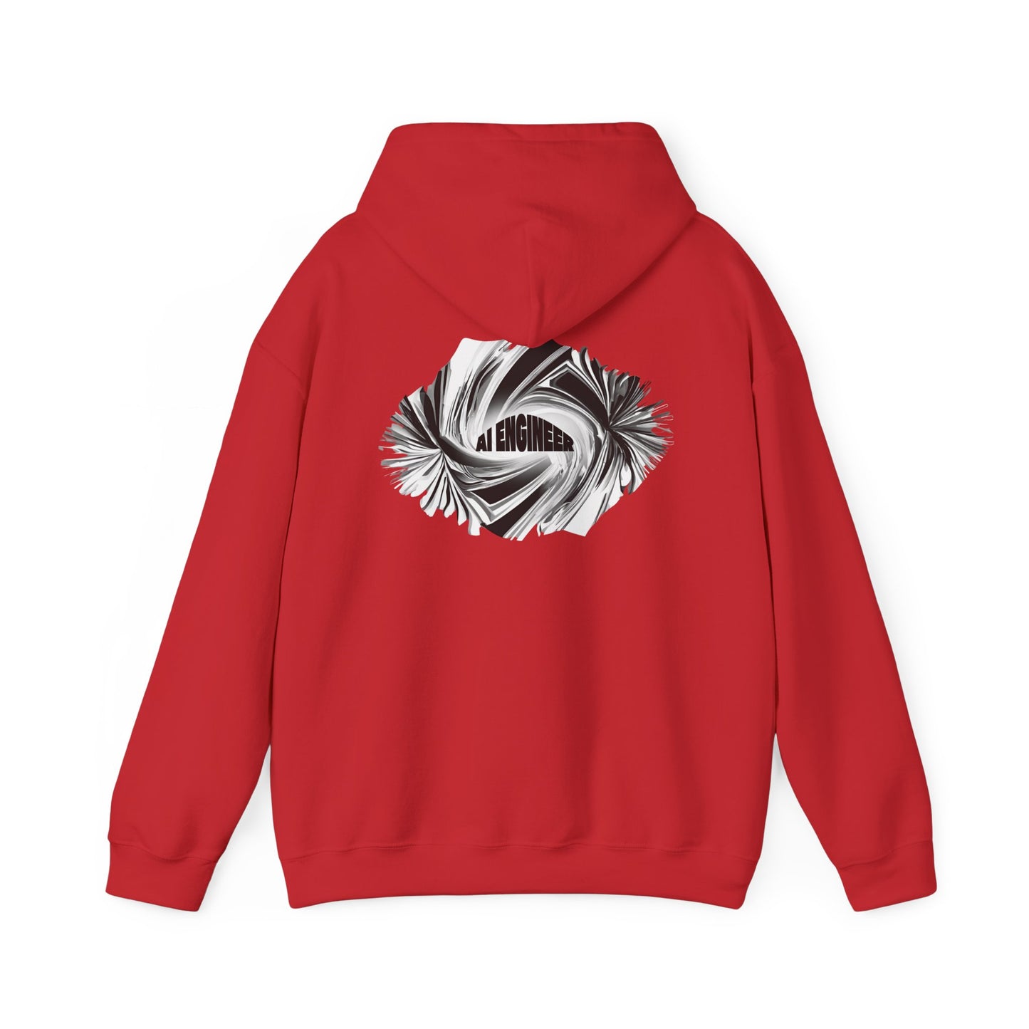 AI Engineer (printed on back) - Modern Vibes - Unisex Heavy Blend™ Hooded Sweatshirt