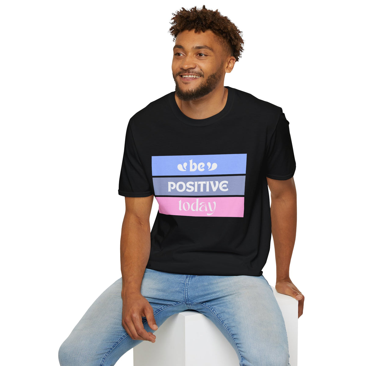 Be Positive today - Unisex Softstyle T-Shirt