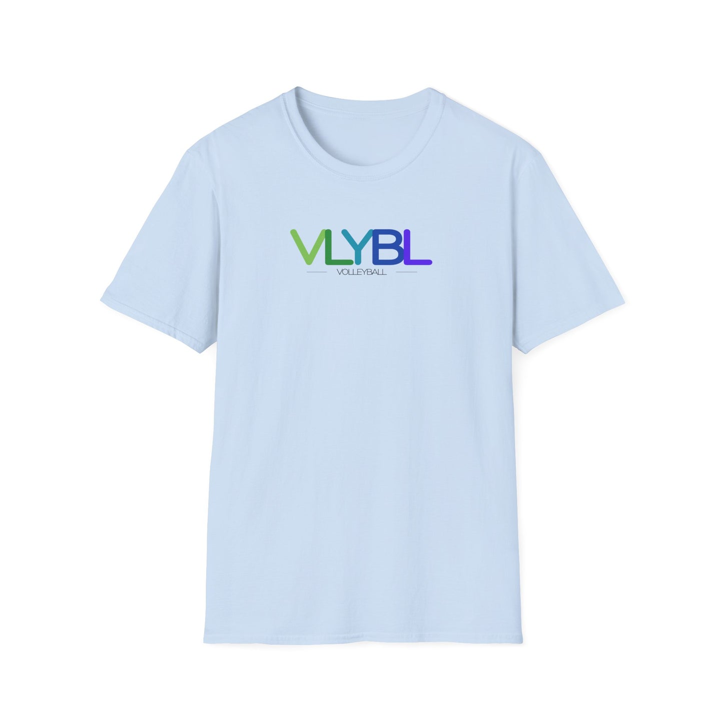 VLYBL- Volleyball (blues) - Unisex Softstyle T-Shirt