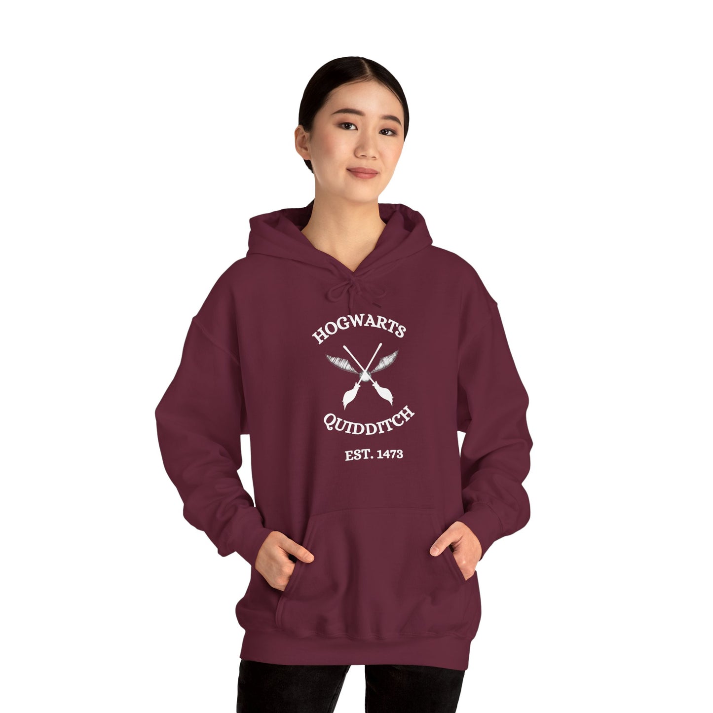 HP Quidditch - Modern Vibes - Unisex Heavy Blend™ Hooded Sweatshirt