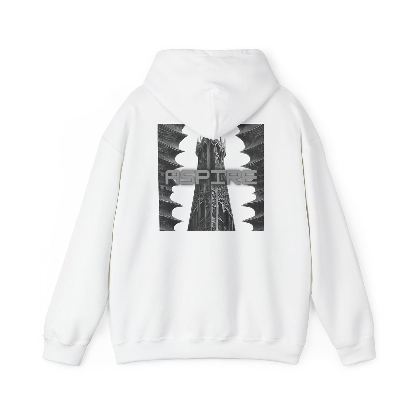 Aspire (printed on back) - Statement Graphic - Unisex Heavy Blend™ Hooded Sweatshirt