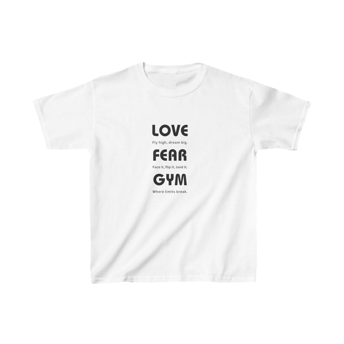 Love Fear Gym - Youth / Kids Heavy Cotton™ Tee