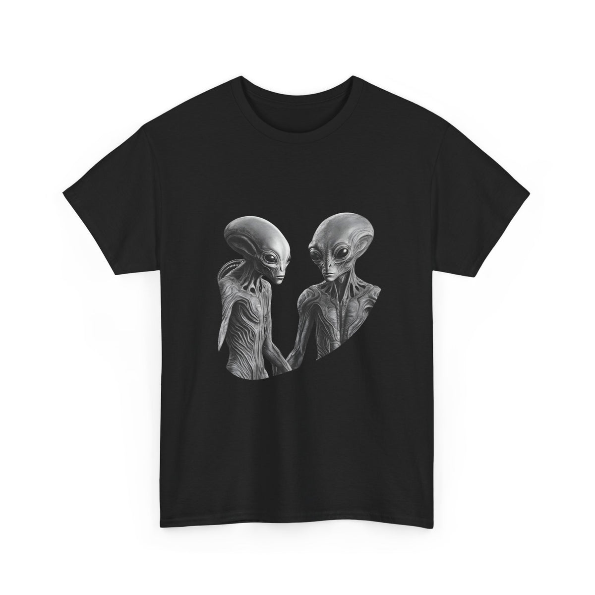 Aliens - Statement Graphic - Unisex Heavy Cotton Tee