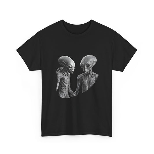 Aliens - Statement Graphic - Unisex Heavy Cotton Tee