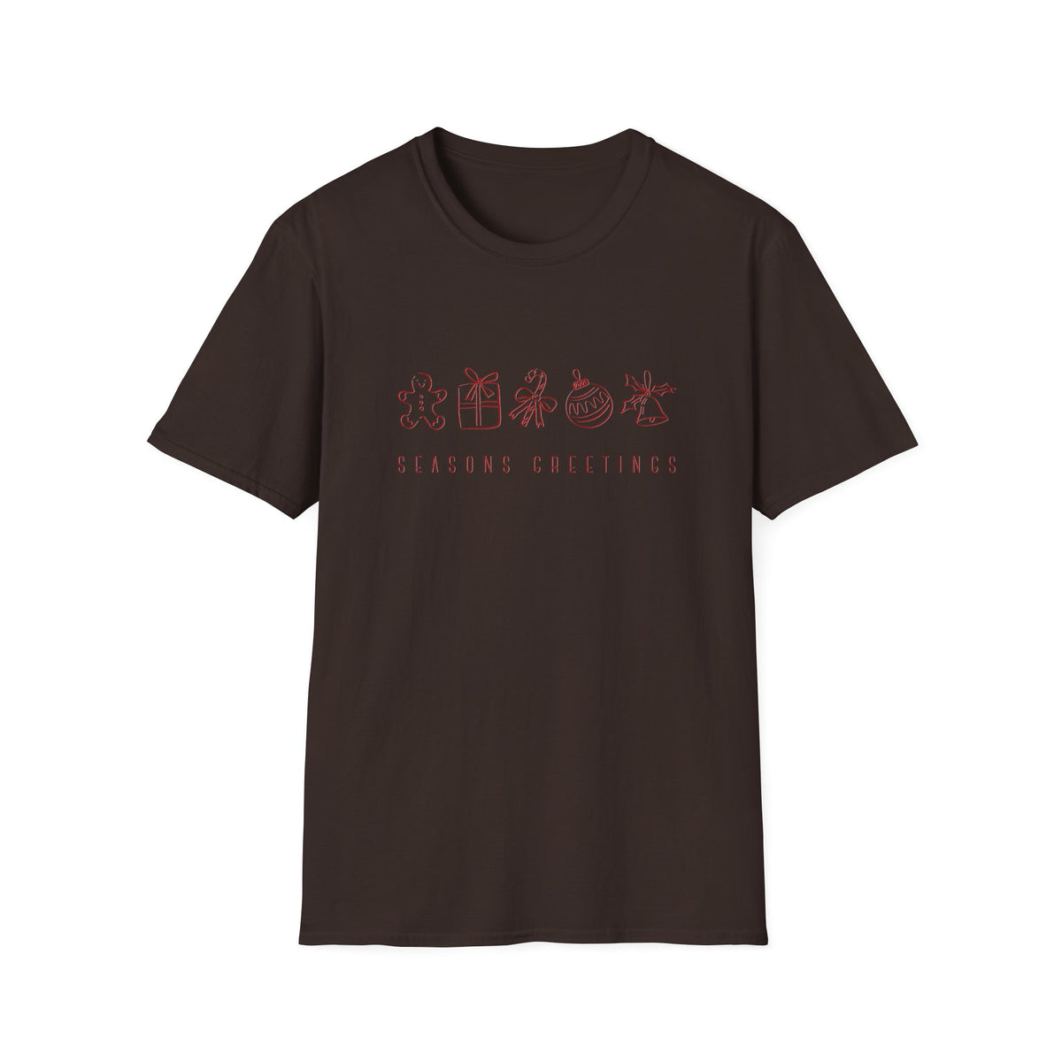 Christmas Sketches - Unisex Softstyle T-Shirt