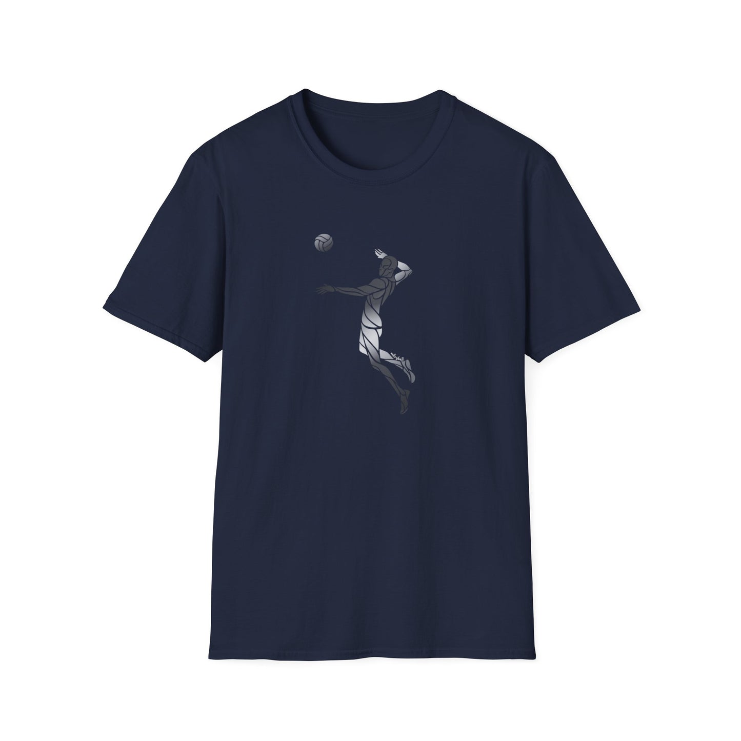 Volleyball jump - Unisex Softstyle T-Shirt