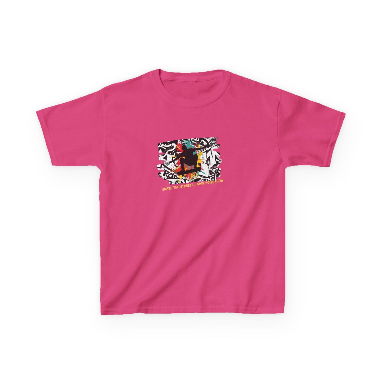 Skate the Streets - Own Your Flow - Youth / Kids Heavy Cotton™ Tee
