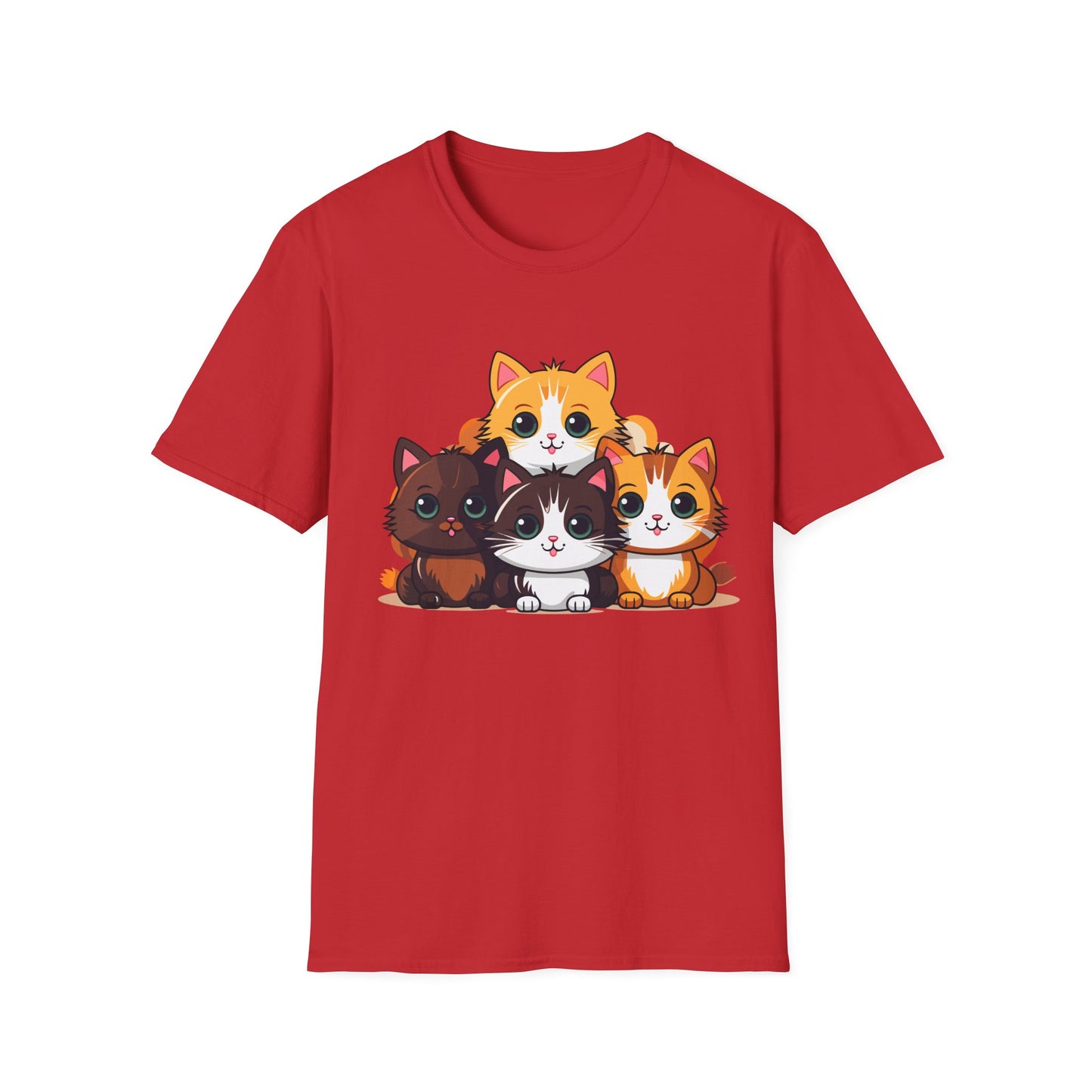 Cute cats - Unisex Softstyle T-Shirt