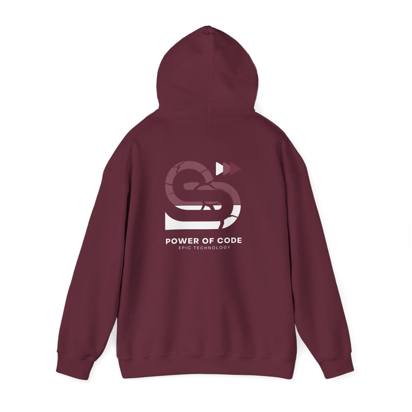Power of Code (printed on back) - Unisex Heavy Blend™ Hooded Sweatshirt