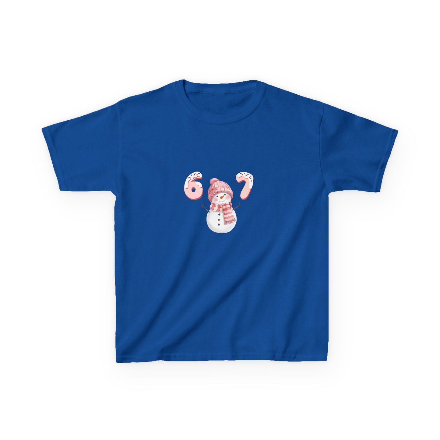 Snowman 6-7 - Youth/Kids Heavy Cotton Tee
