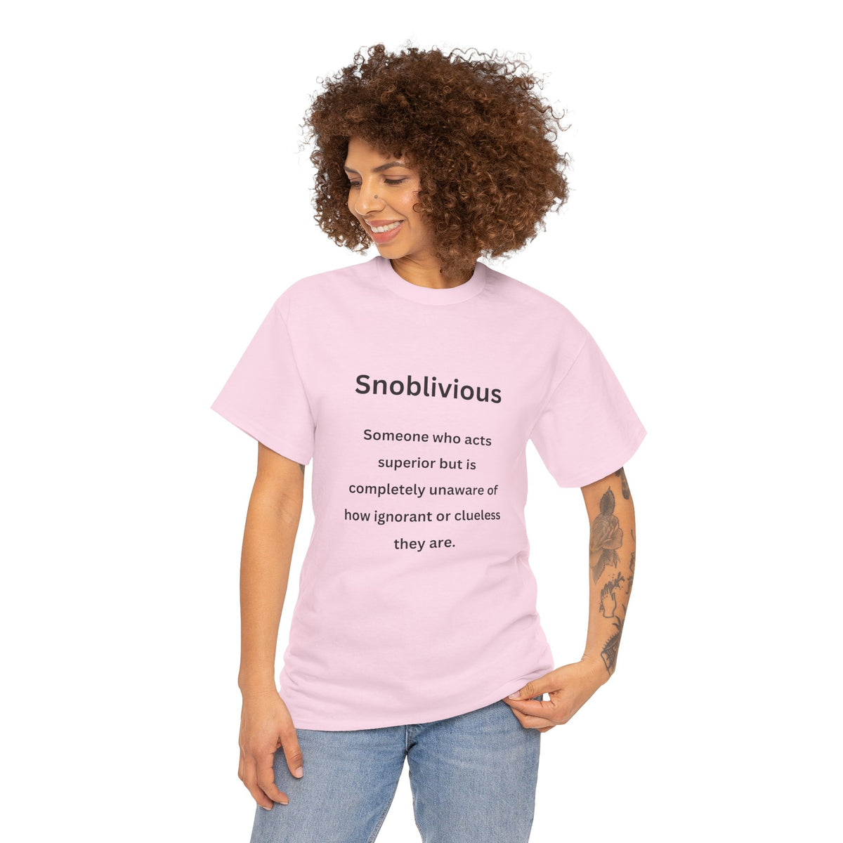 Snoblivious - Urban Words - Unisex Heavy Cotton Tee