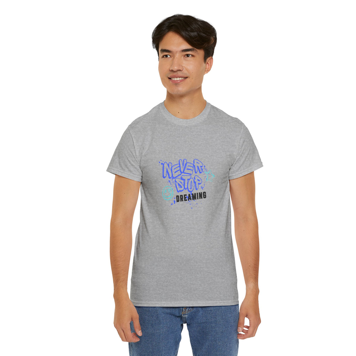 Never Stop Dreaming  - Unisex Heavy Cotton Tee