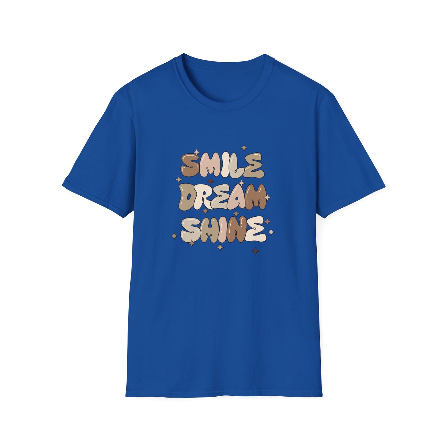Smile Dream Shine (neutral) - Unisex Softstyle T-Shirt