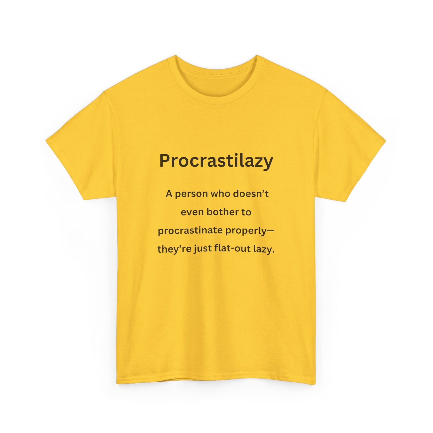 Procrastilazy - Urban Words - Unisex Heavy Cotton Tee