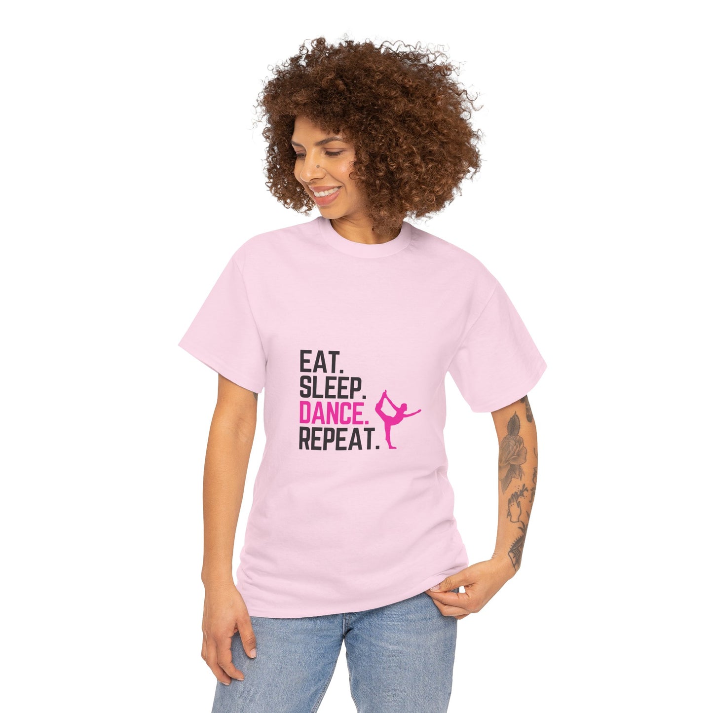 Eat Sleep Dance Repeat - Unisex Heavy Cotton Tee