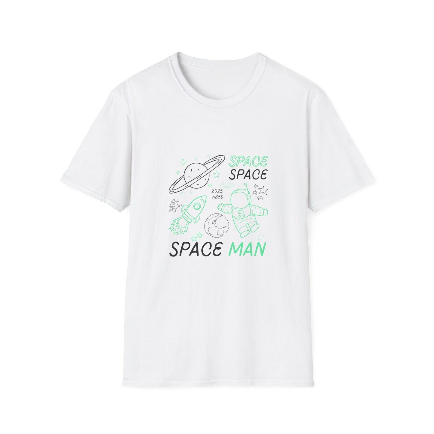 Space Man - Unisex Softstyle T-Shirt