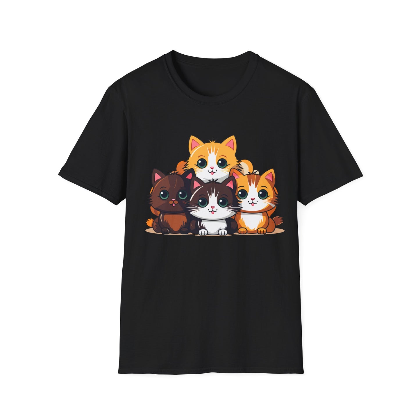 Cute cats - Unisex Softstyle T-Shirt