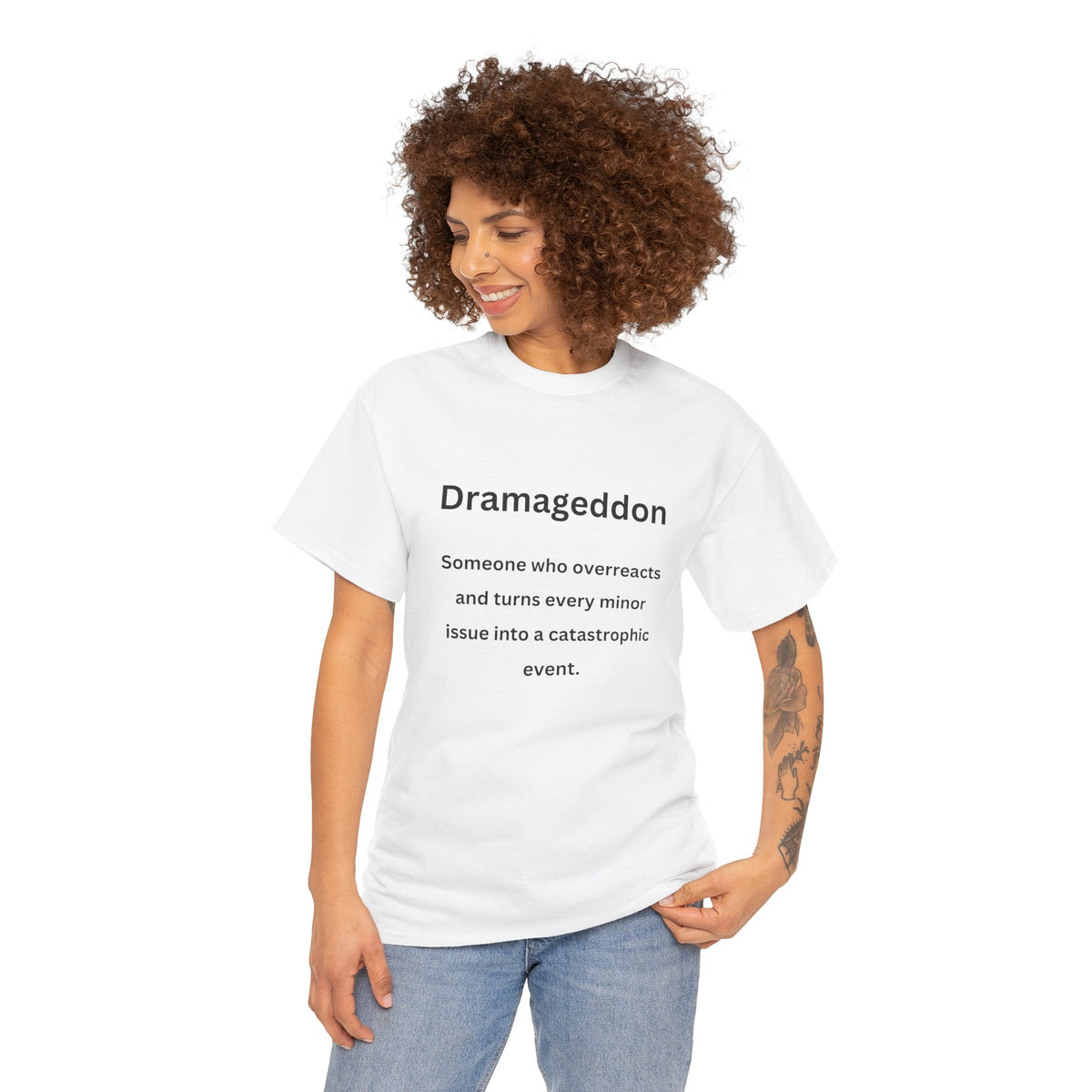 Dramageddon - Urban Words - Unisex Heavy Cotton Tee