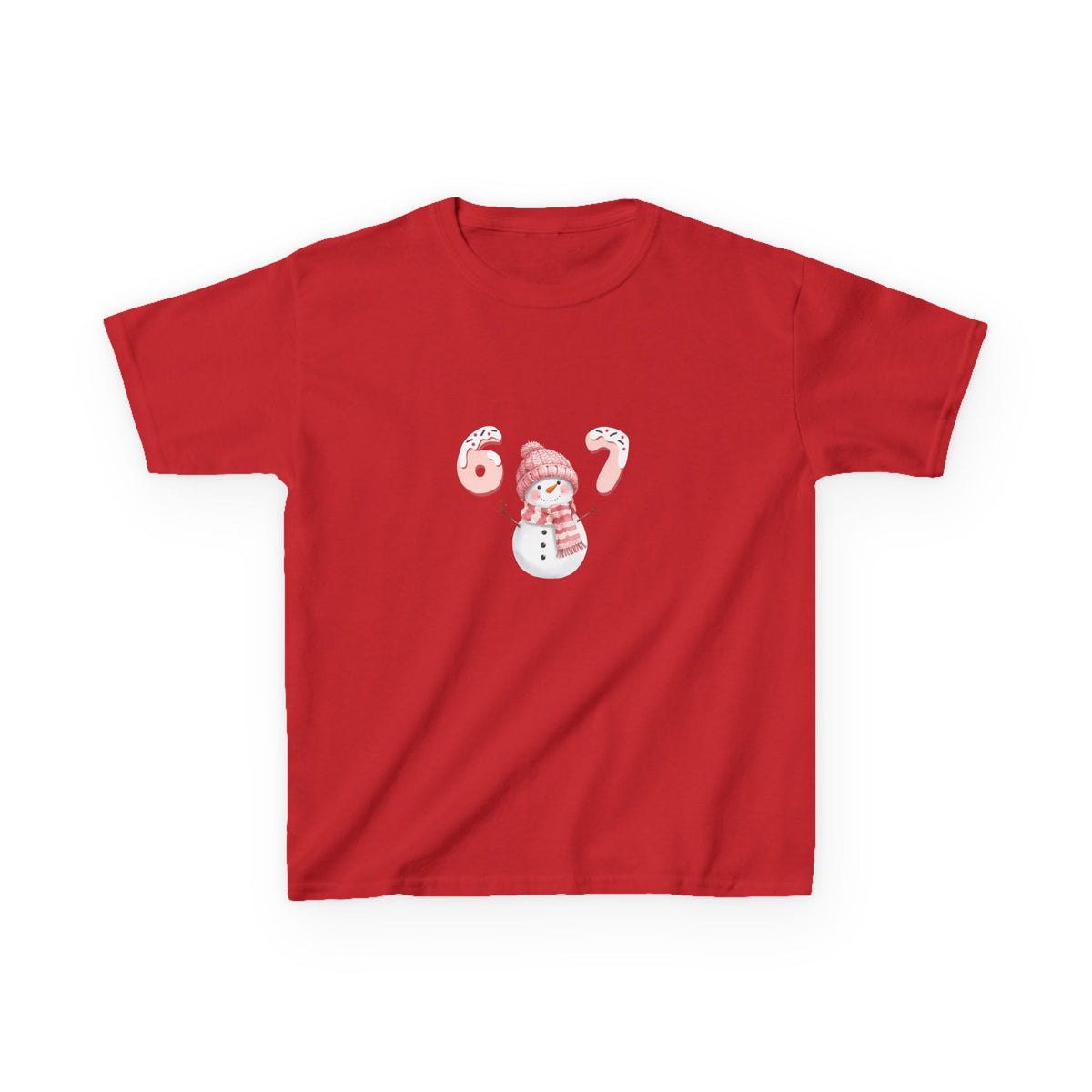 Snowman 6-7 - Youth/Kids Heavy Cotton Tee