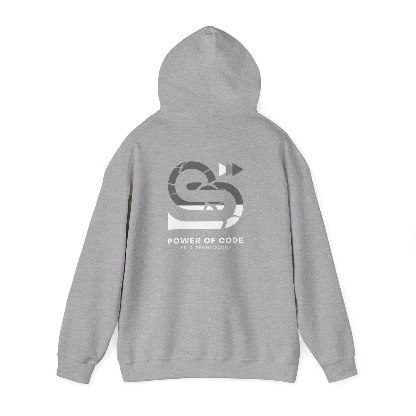 Power of Code (printed on back) - Unisex Heavy Blend™ Hooded Sweatshirt