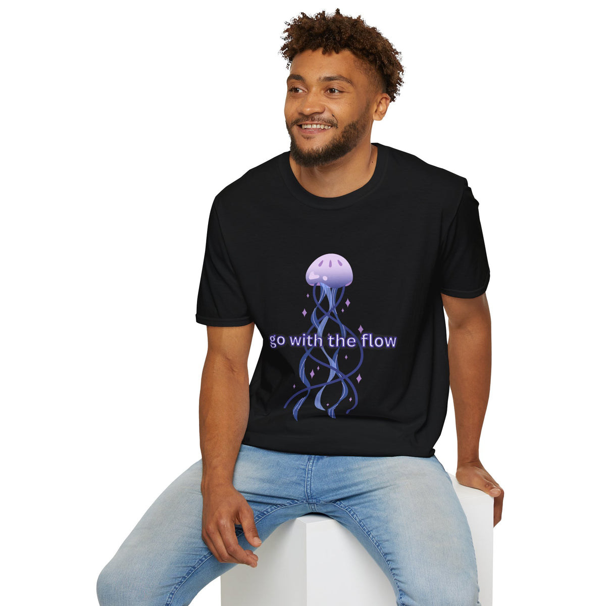 Go with the flow - Unisex Softstyle T-Shirt