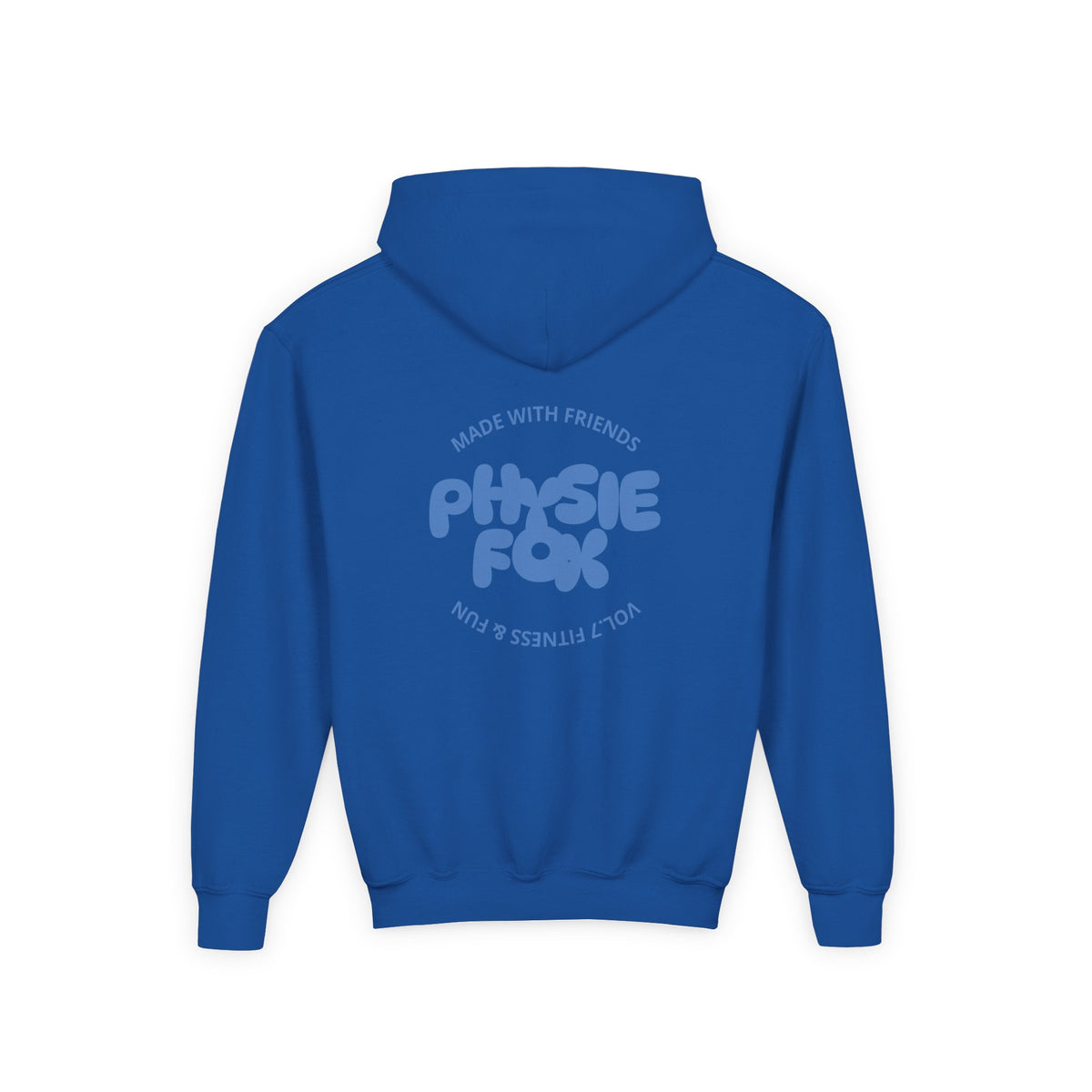 Physie fox (printed on back) - Youth Heavy Blend Hoodie