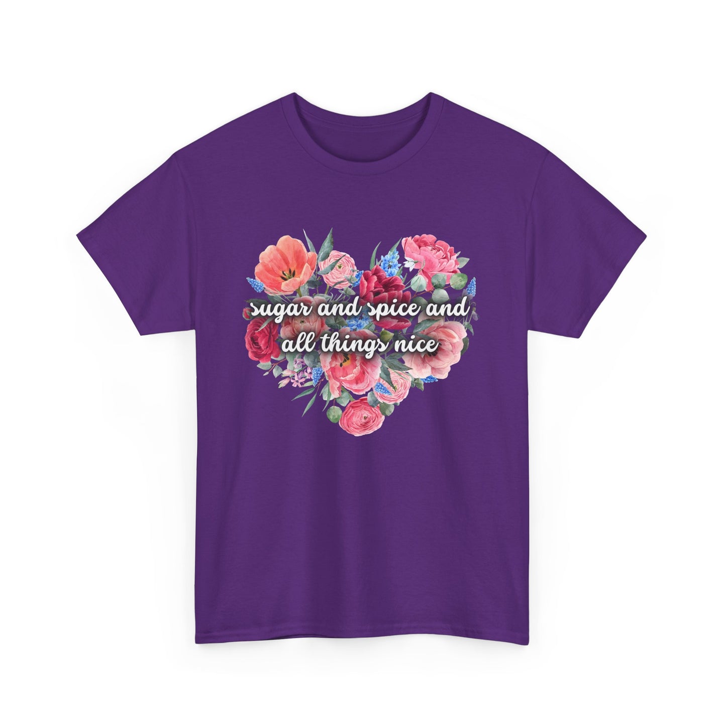 Sugar and Spice and all things nice - Unisex Heavy Cotton Tee
