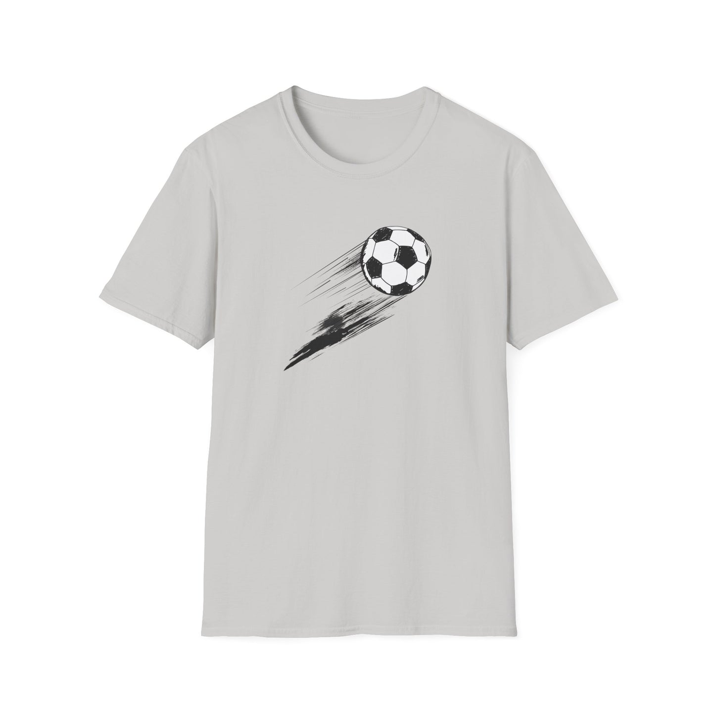 Soccerball Swoosh - Unisex Softstyle T-Shirt