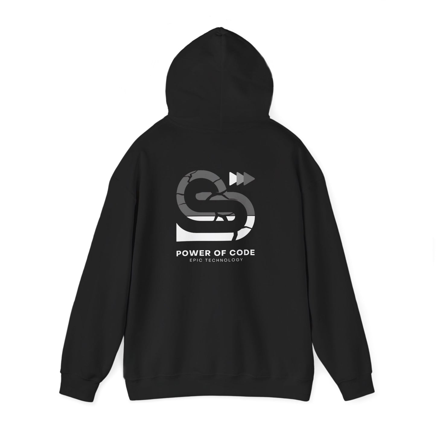 Power of Code (printed on back) - Unisex Heavy Blend™ Hooded Sweatshirt