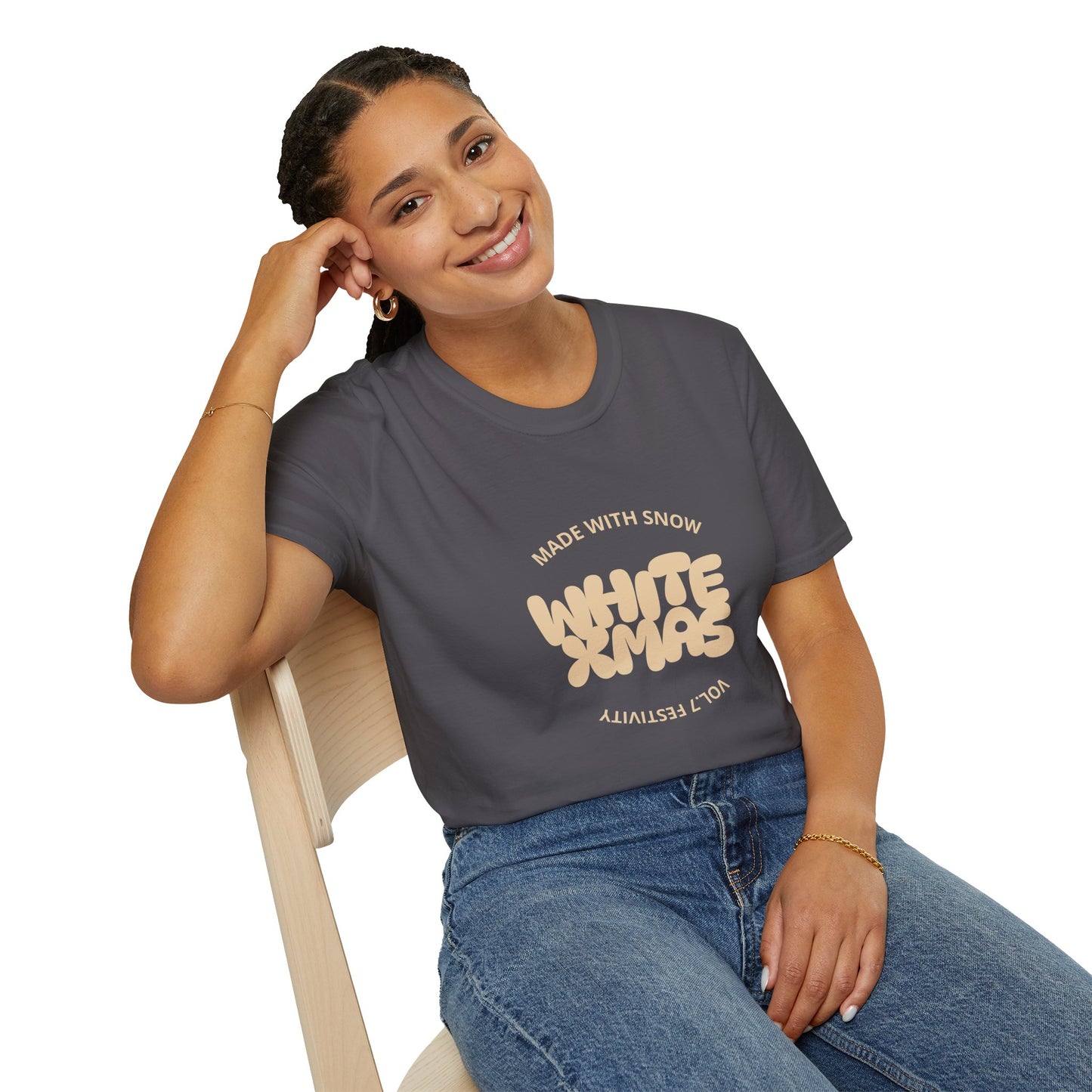 White Xmas - Unisex Softstyle T-Shirt