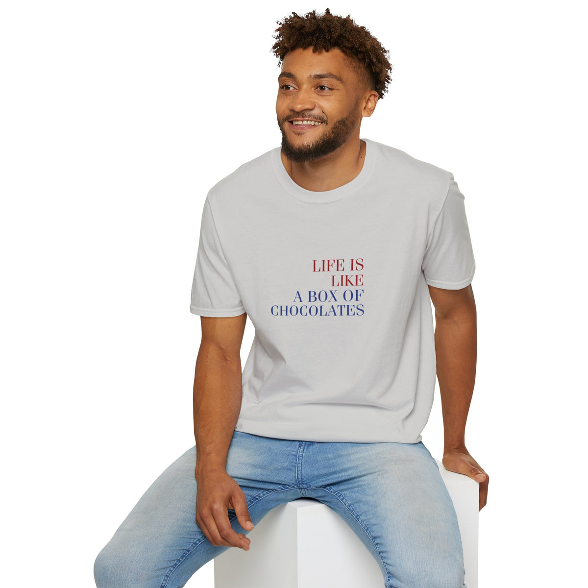 Life is like a box of chocolates (Forrest Gump) - Unisex Softstyle T-Shirt