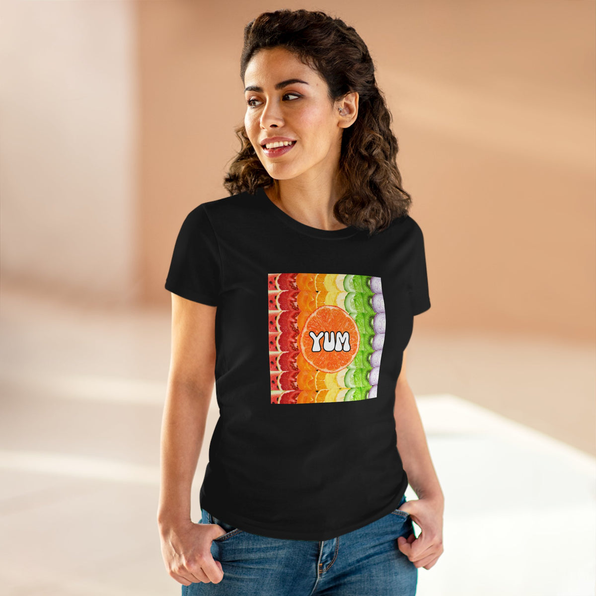 Yum! - Women's Midweight Cotton Tee