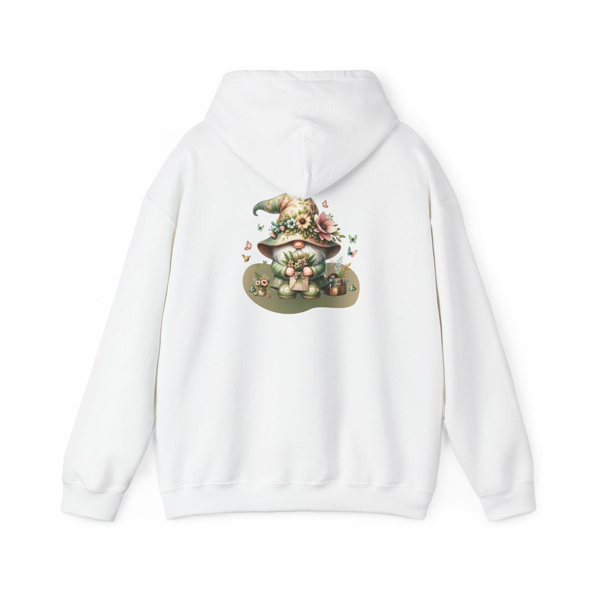 Forest Gnome (printed on back) - Unisex Heavy Blend™ Hooded Sweatshirt