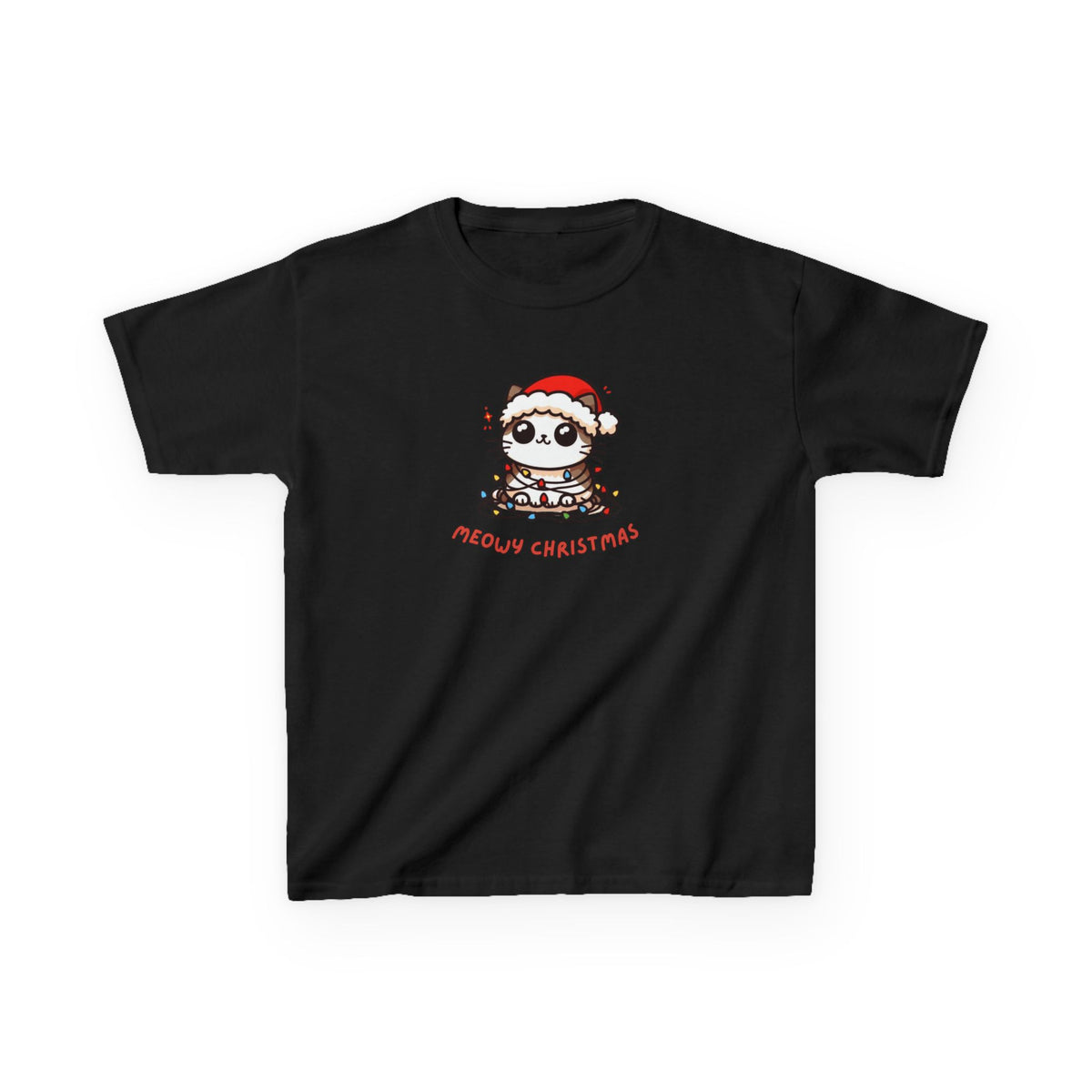 Meowy Christmas - Youth / Kids Heavy Cotton™ Tee
