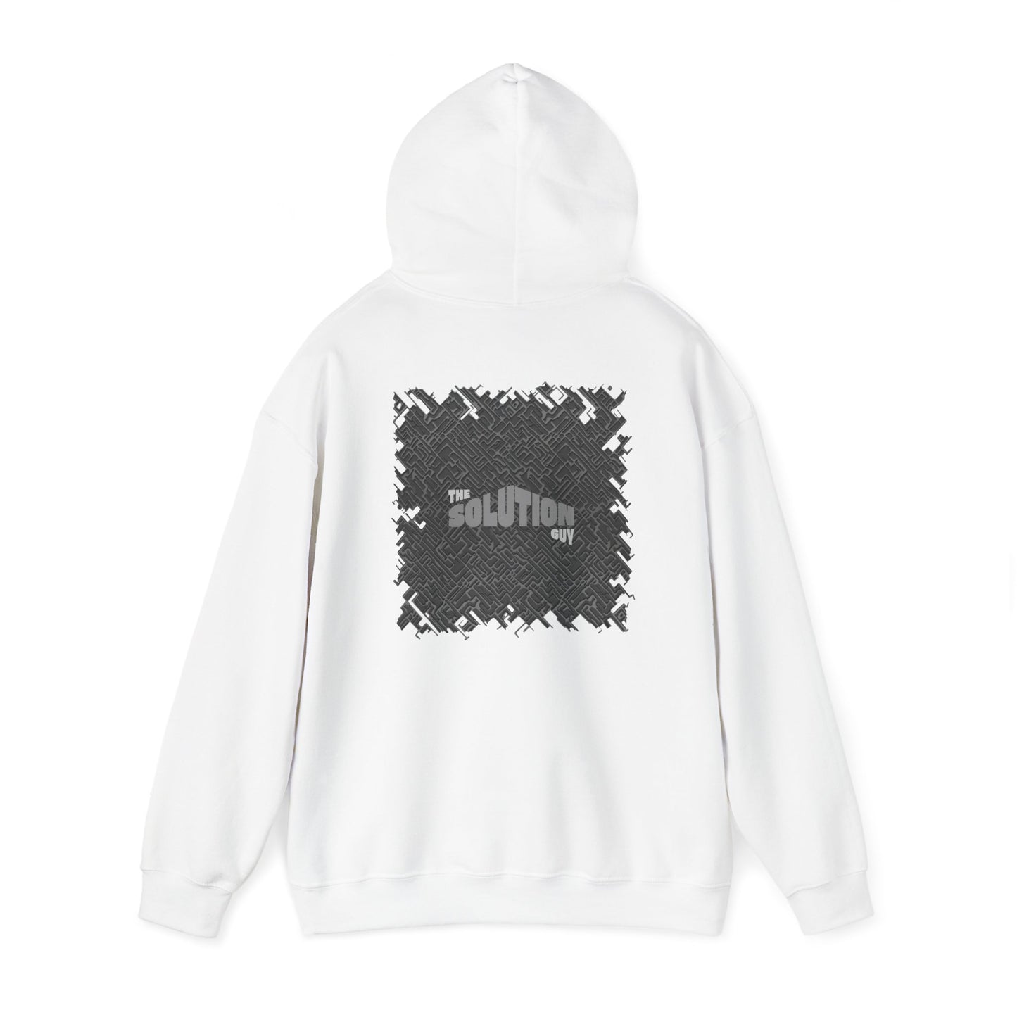 The Solution Guy (printed on back) - Modern Vibes - Unisex Heavy Blend™ Hooded Sweatshirt