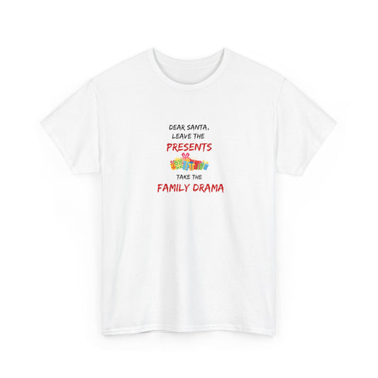 Family Drama - Christmas - Unisex Heavy Cotton Tee