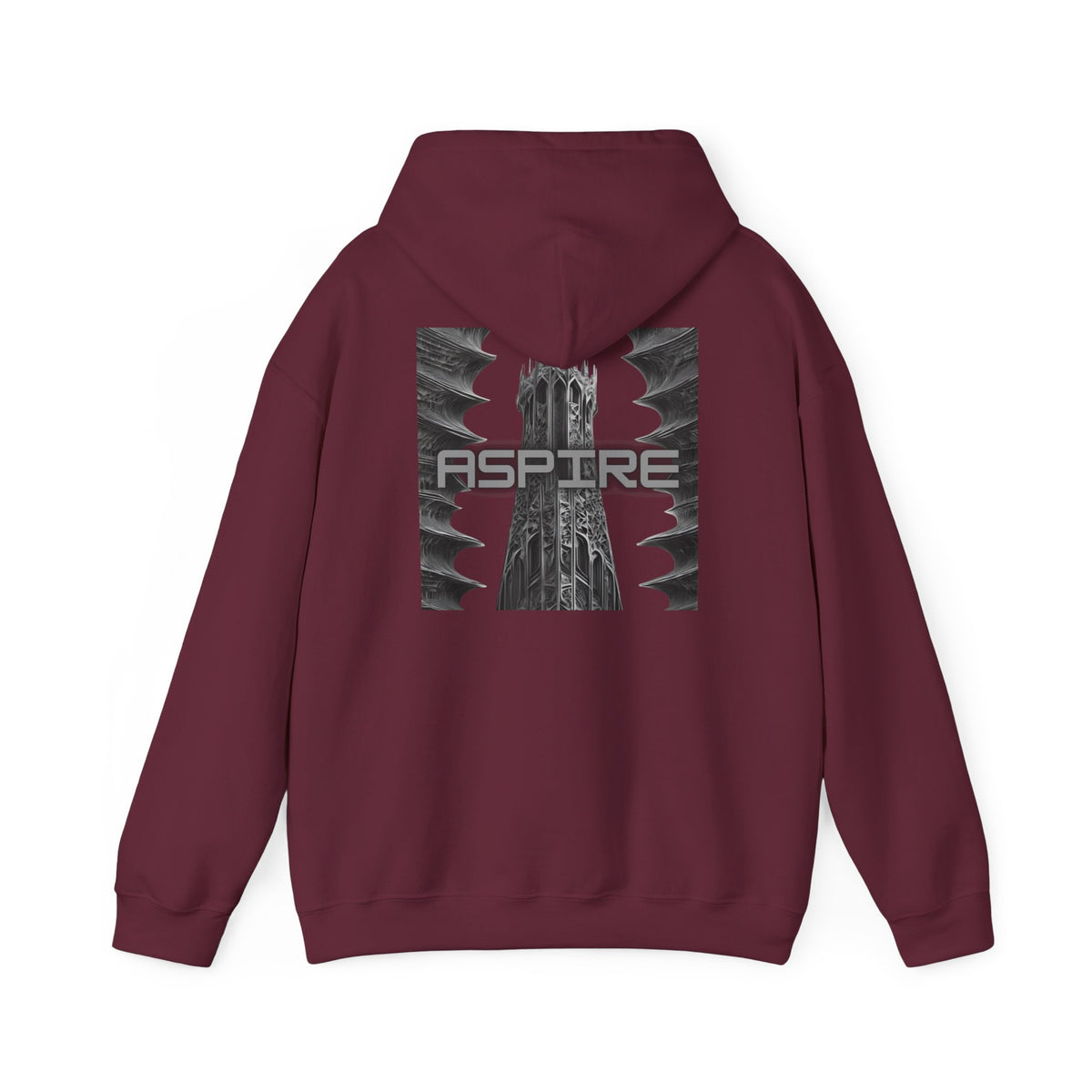 Aspire (printed on back) - Statement Graphic - Unisex Heavy Blend™ Hooded Sweatshirt