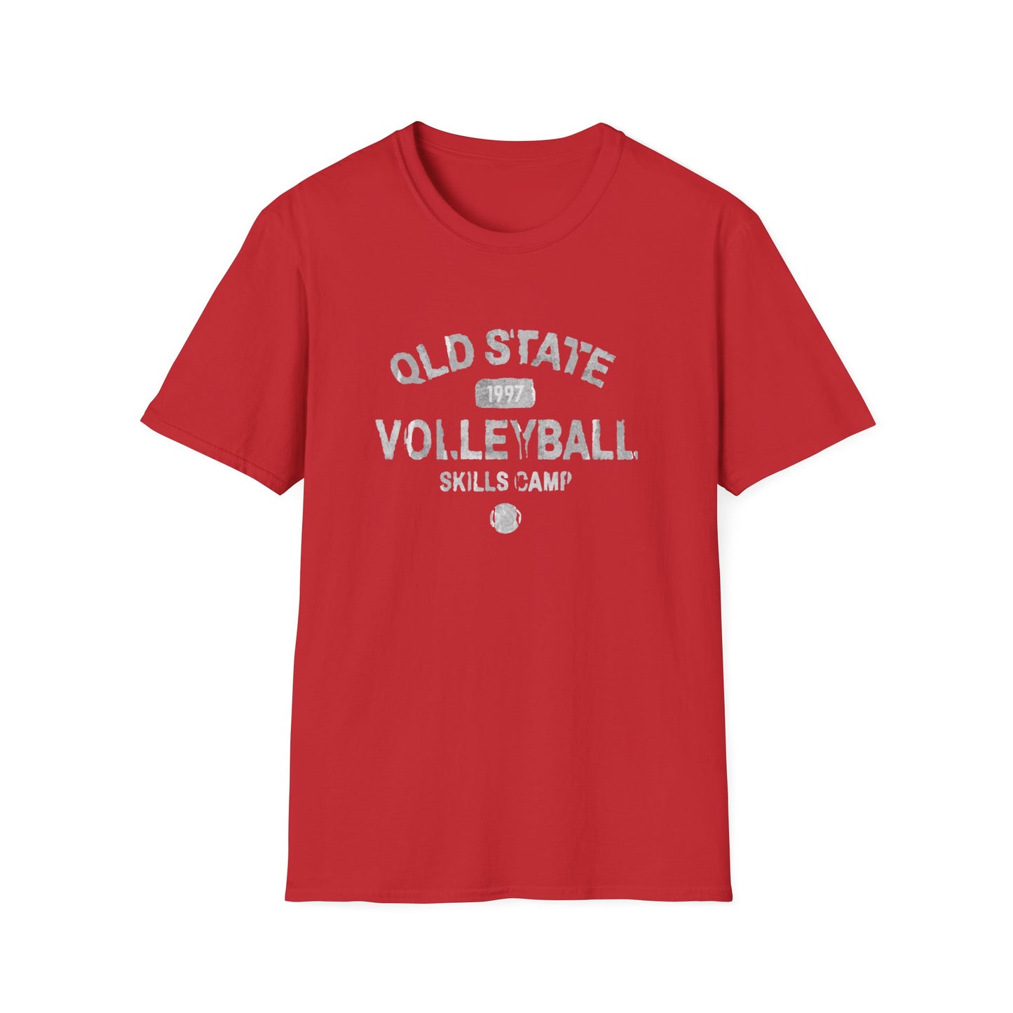 State Volleyball (vintage) - Unisex Softstyle T-Shirt