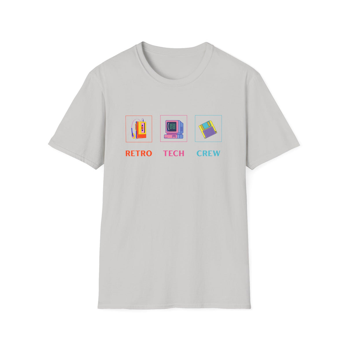 Retro Tech Crew - Unisex Softstyle T-Shirt
