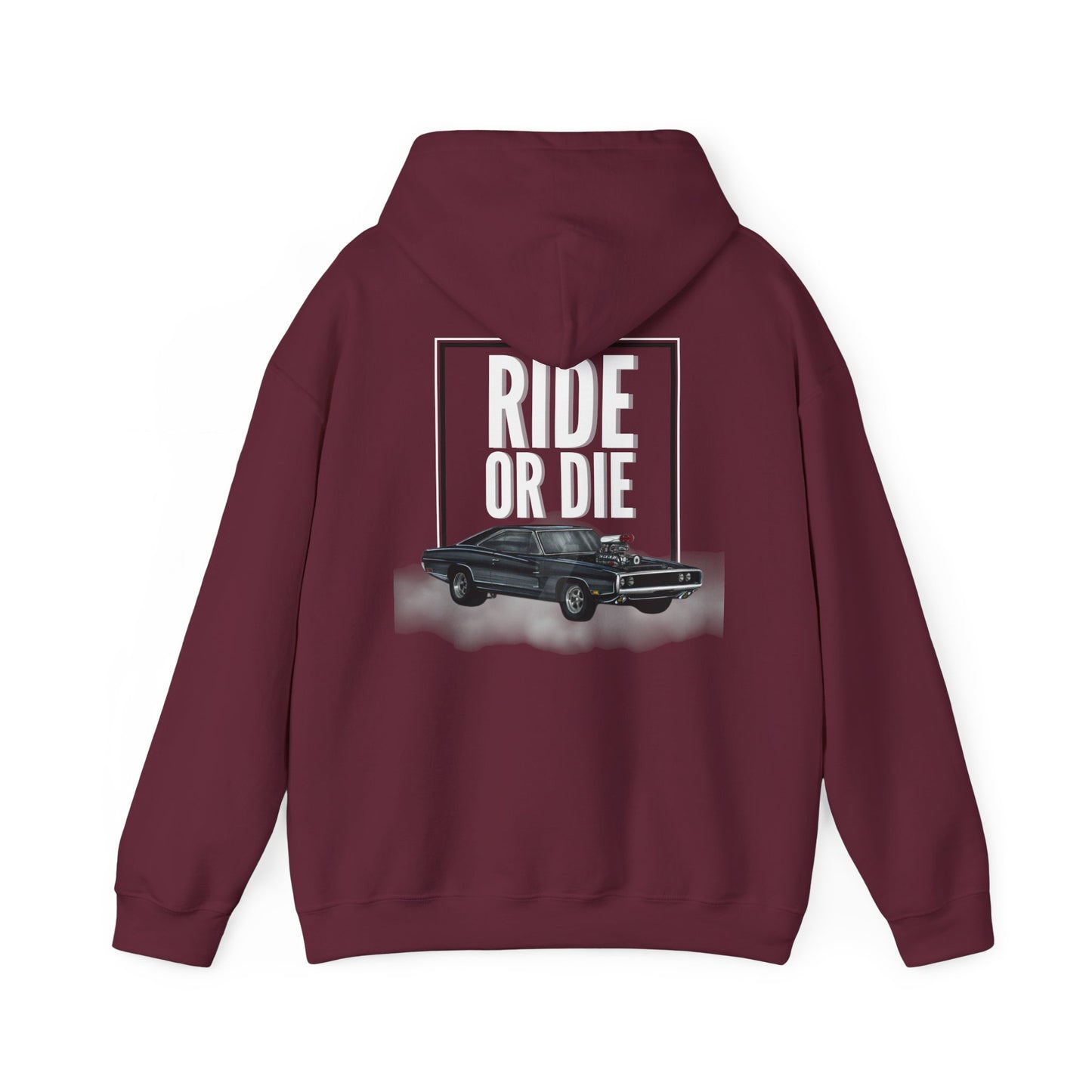 Ride or Die (printed on back) - Modern Vibes - Unisex Heavy Blend™ Hooded Sweatshirt