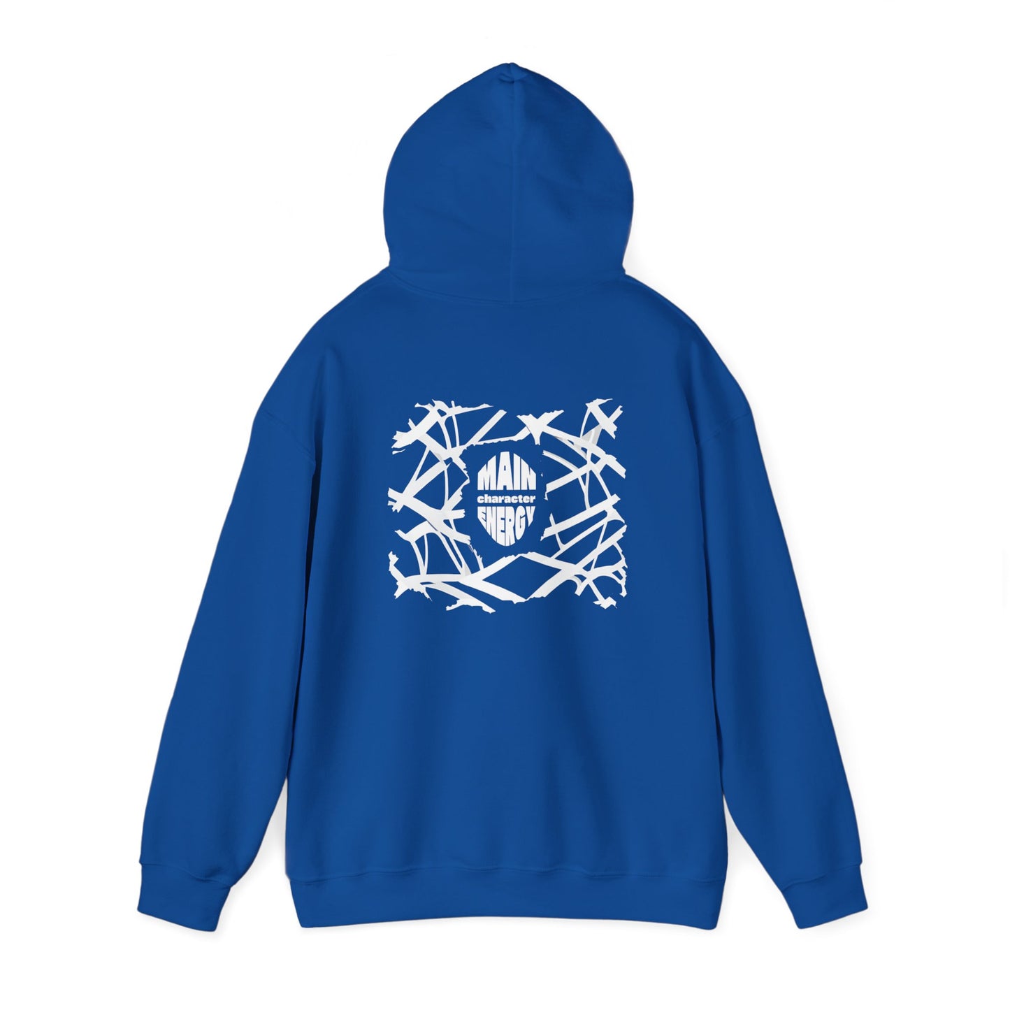 Main Character Energy (printed on back) - Modern Vibes - Unisex Heavy Blend™ Hooded Sweatshirt