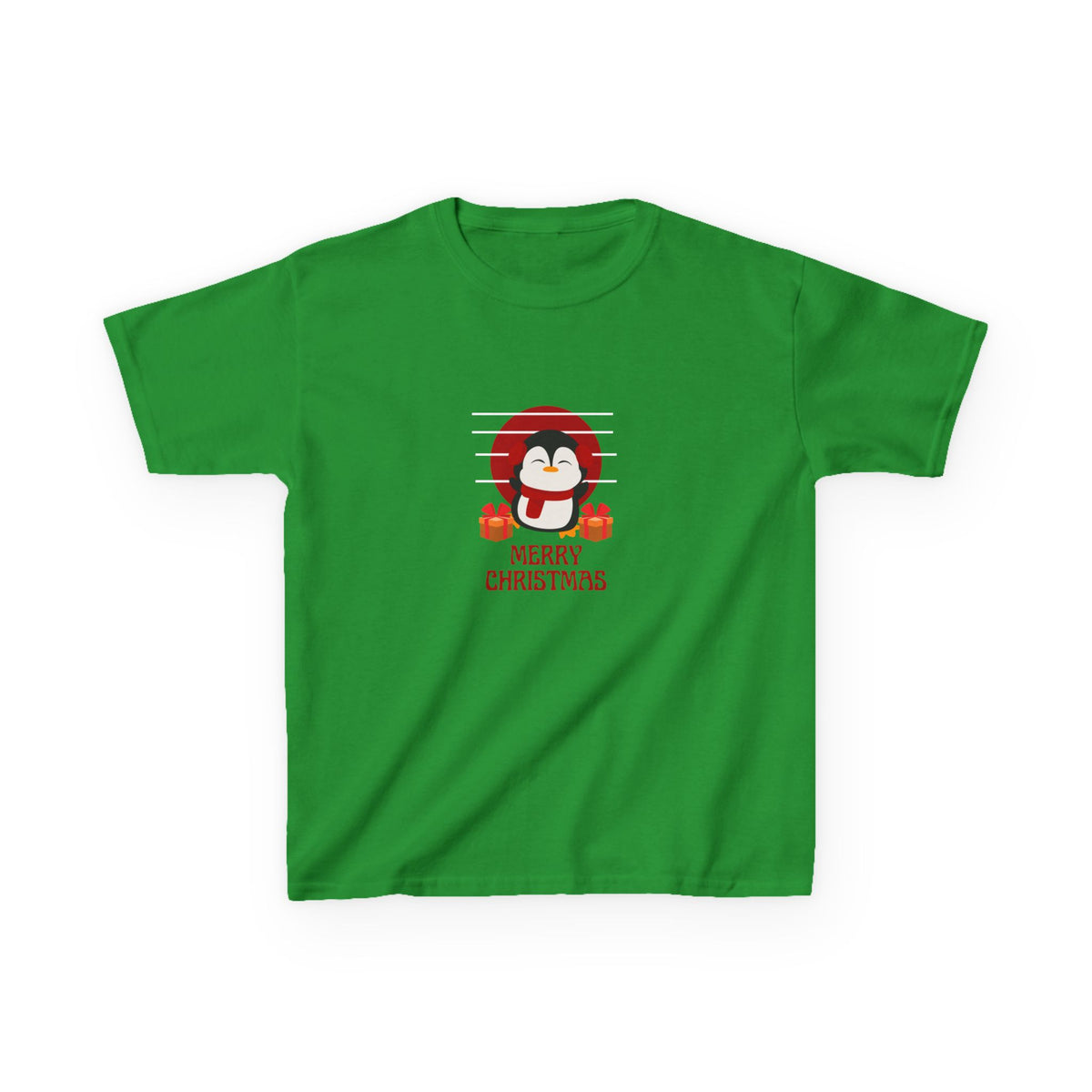 Merry Penguin - Youth/Kids Heavy Cotton Tee