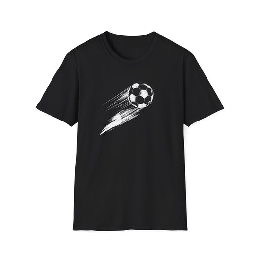 Soccerball Swoosh - Unisex Softstyle T-Shirt