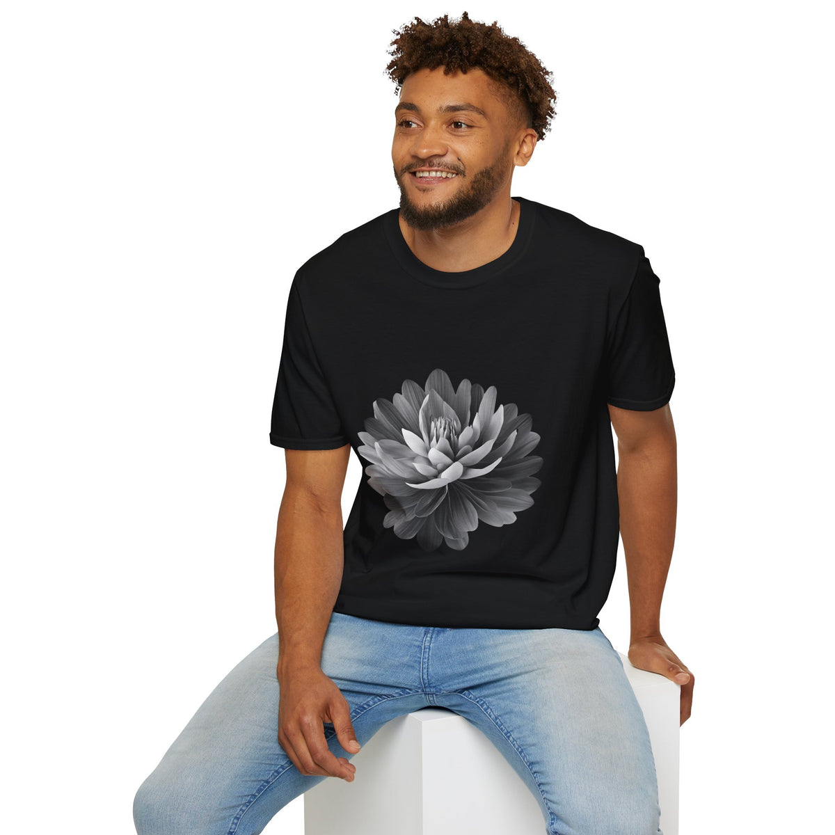 Flower - Statement Graphic - Unisex Softstyle T-Shirt