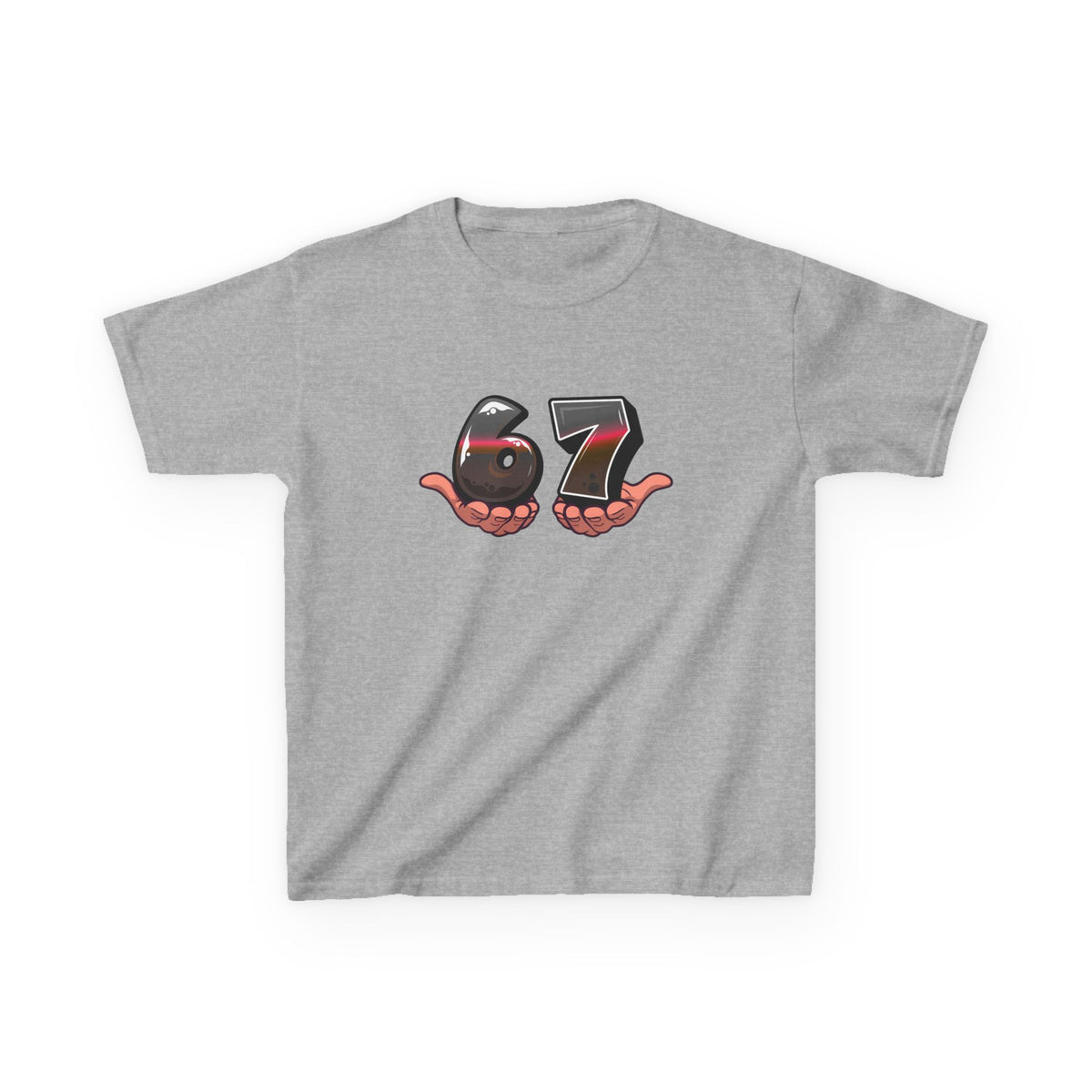 6-7 (black) - Youth / Kids Heavy Cotton™ Tee